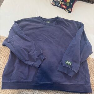 Daily Drills Navy Crewneck